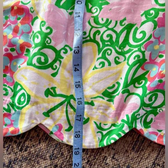 Lilly Pulitzer Mariposa Callie Scalloped Edge Skirt Preppy Resortwear Size 10 - Picture 10 of 10